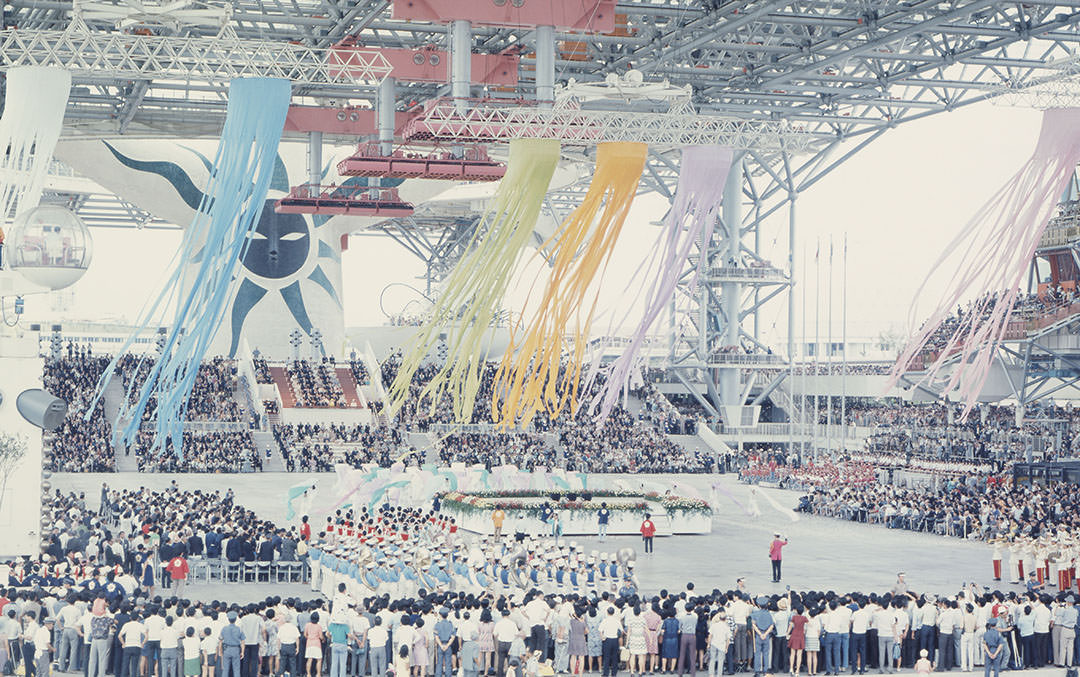 Closing ceremony of Osaka's Expo '70